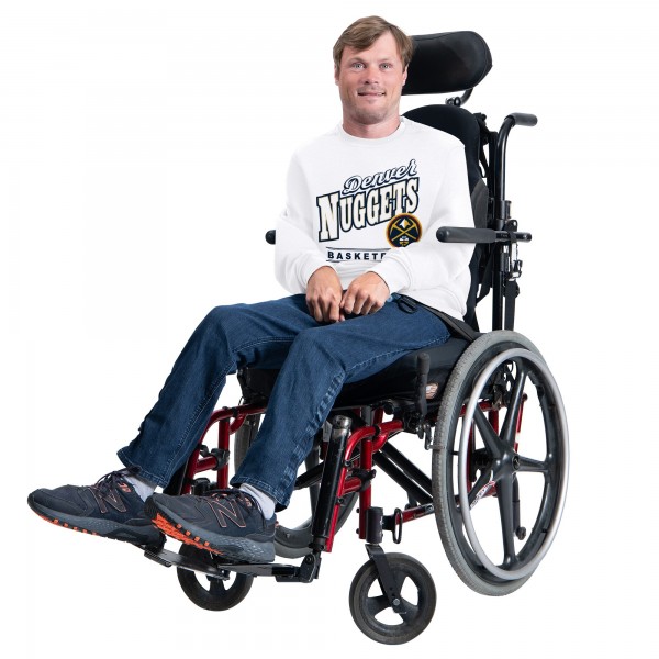 Кофта Denver Nuggets G-III Sports by Carl Banks White Adaptive Headliner Fleece Crewneck