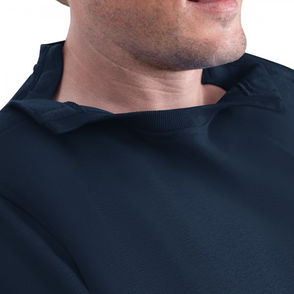 Кофта Oklahoma City Thunder G-III Sports by Carl Banks Navy Adaptive Headliner Fleece Crewneck