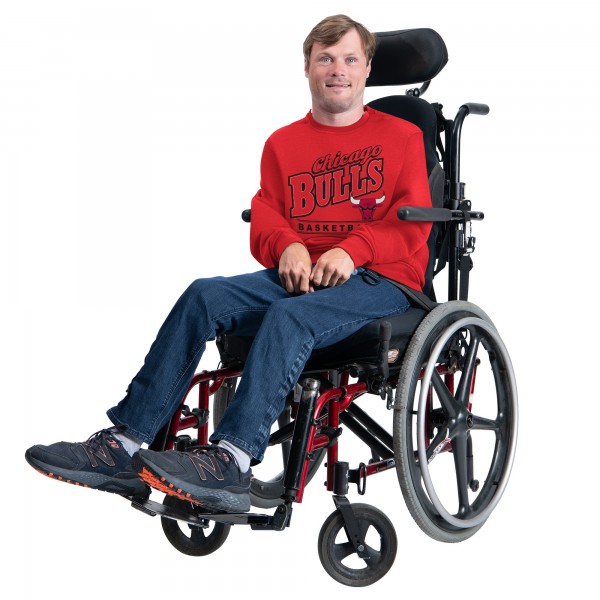 Кофта Chicago Bulls G-III Sports by Carl Banks Red Adaptive Headliner Fleece Crewneck