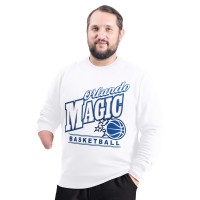 Кофта Orlando Magic G-III Sports by Carl Banks White Adaptive Headliner Fleece Crewneck