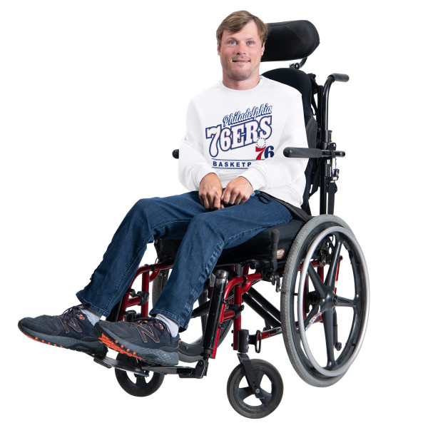Свитшот Philadelphia 76ers G-III Sports by Carl Banks White Adaptive Headliner Fleece