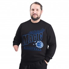 Кофта Orlando Magic G-III Sports by Carl Banks Black Adaptive Headliner Fleece Crewneck