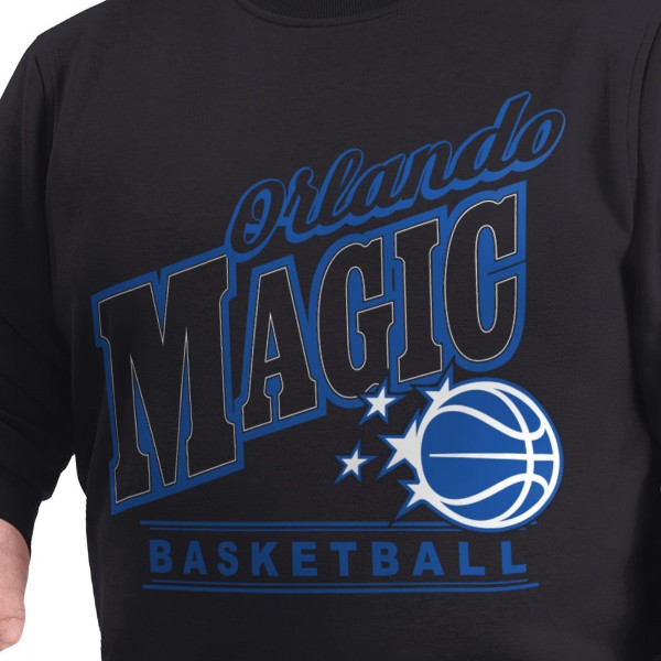 Кофта Orlando Magic G-III Sports by Carl Banks Black Adaptive Headliner Fleece Crewneck