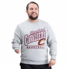 Cleveland Cavaliers G-III Sports by Carl Banks Gray Adaptive Headliner Fleece Crewneck Sweatshirt
