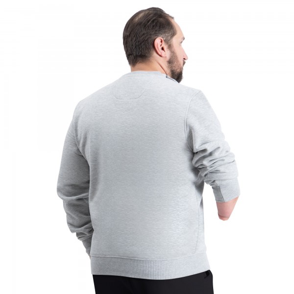 Cleveland Cavaliers G-III Sports by Carl Banks Gray Adaptive Headliner Fleece Crewneck Sweatshirt