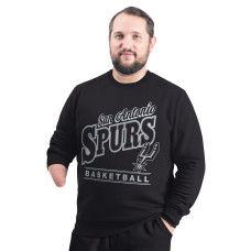 Свитшот San Antonio Spurs G-III Sports by Carl Banks Black Adaptive Headliner Fleece
