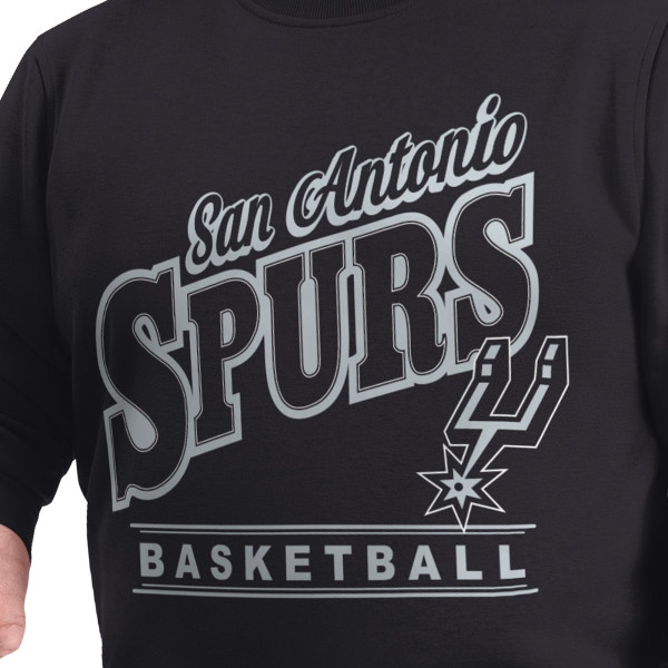 Свитшот San Antonio Spurs G-III Sports by Carl Banks Black Adaptive Headliner Fleece