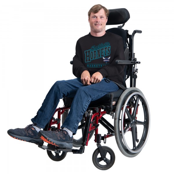 Charlotte Hornets G-III Sports by Carl Banks Black Adaptive Headliner Fleece Crewneck Sweatshirt