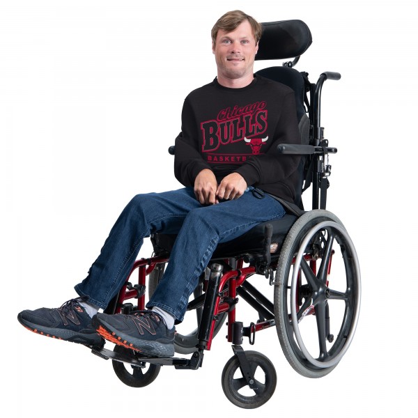 Кофта Chicago Bulls G-III Sports by Carl Banks Black Adaptive Headliner Fleece Crewneck