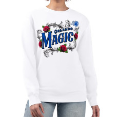 Женская свитшот Orlando Magic G-III 4Her by Carl Banks White Roses Fleece Tri-Blend