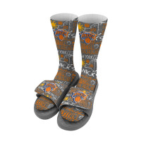 Детская New York Knicks ISlide Chalk Socks & Slide Sandals Bundle