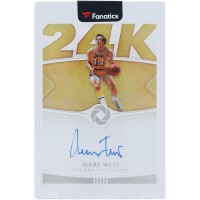 Jerry West Los Angeles Lakers Autographed 2018-19 Panini Opulence 24K #24-JWS #47/79 Card