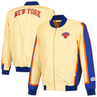 Куртка New York Knicks JH Design Cream City Edition Full-Zip Bomber