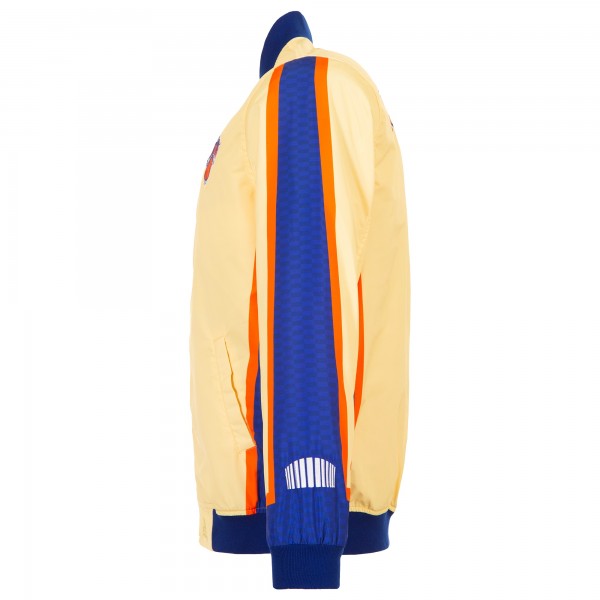 New York Knicks JH Design Cream City Edition Full-Zip Bomber Jacket