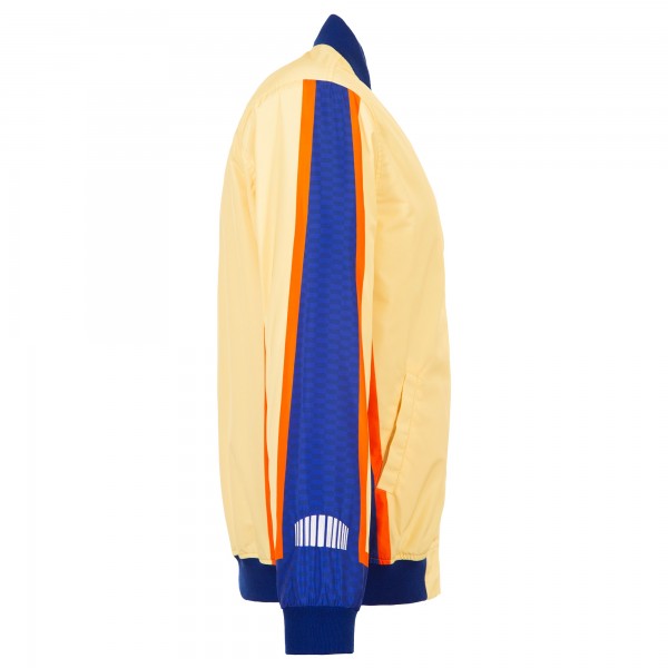 New York Knicks JH Design Cream City Edition Full-Zip Bomber Jacket