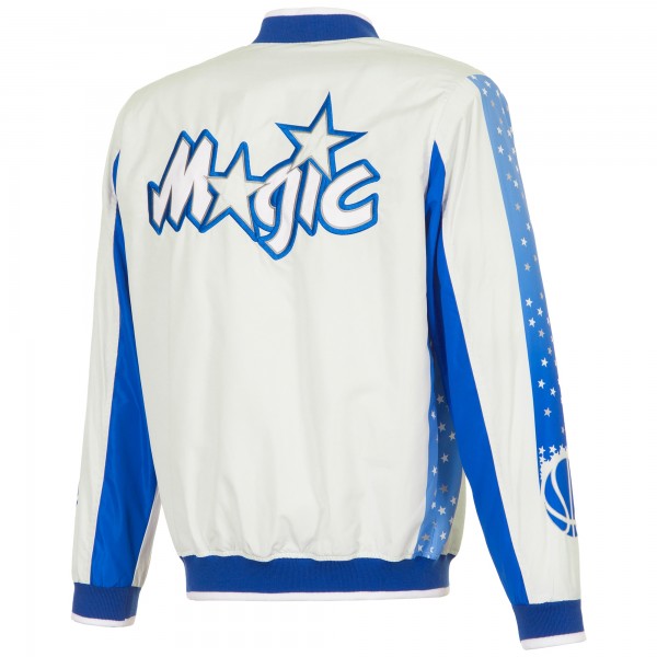 Orlando Magic JH Design Gray City Edition Full-Zip Bomber Jacket