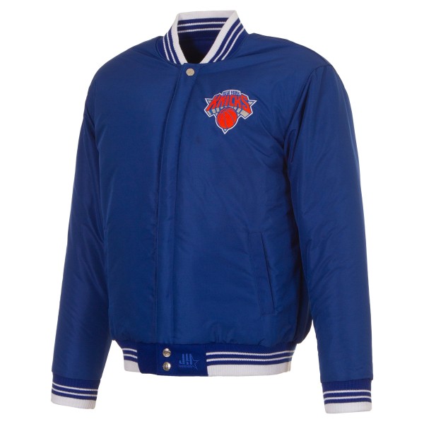 New York Knicks JH Design Blue Gothic Full-Button Jacket