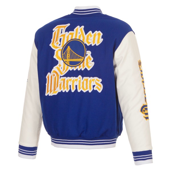 Golden State Warriors JH Design Royal Gothic Full-Button Jacket