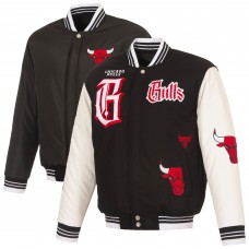 Chicago Bulls JH Design Black Gothic Full-Button Jacket