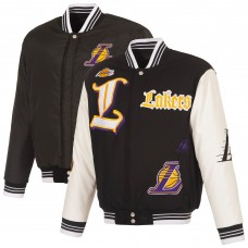Los Angeles Lakers JH Design Black Gothic Full-Button Jacket