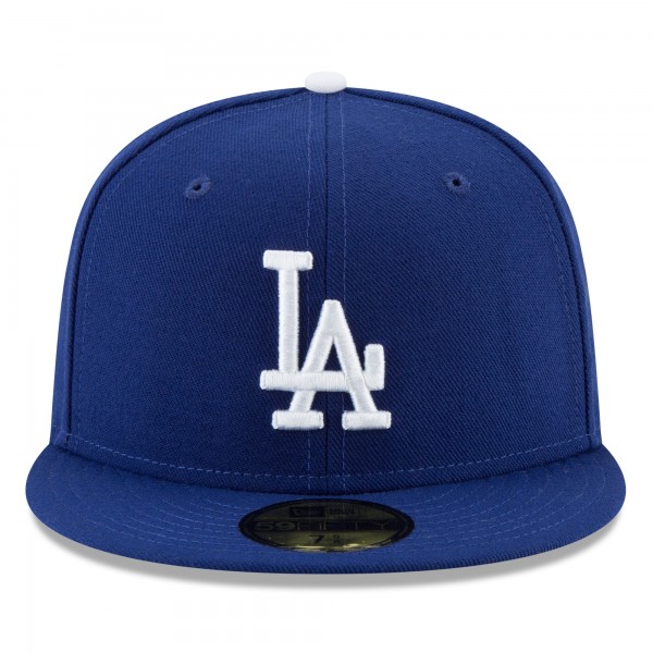 Бейсболка Los Angeles Dodgers New Era Royal 2025 MLB Postseason Side Patch 59FIFTY