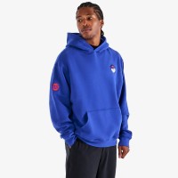 New York Knicks Malbon Golf Blue Fesque Hoodie