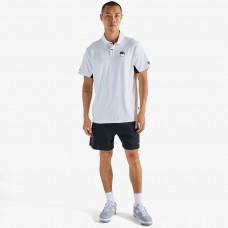 New York Knicks Malbon Golf White Evergreen Paneled Performance Windshirt