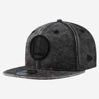 Бейсболка Golden State Warriors New Era Black Washed Tonal 9FIFTY