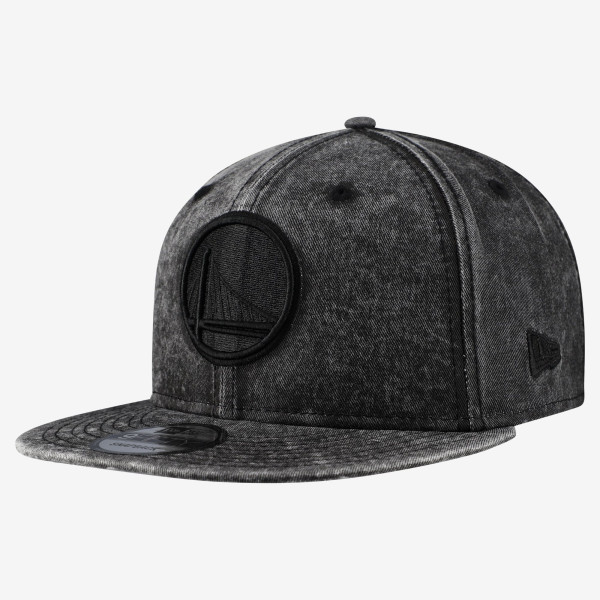 Бейсболка Golden State Warriors New Era Black Washed Tonal 9FIFTY