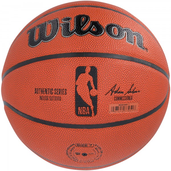 Egor Dëmin Brooklyn Nets Autographed Fanatics Authentic Wilson Authentic Series Indoor/Outdoor Basketball with 25 #8 Pick Inscription