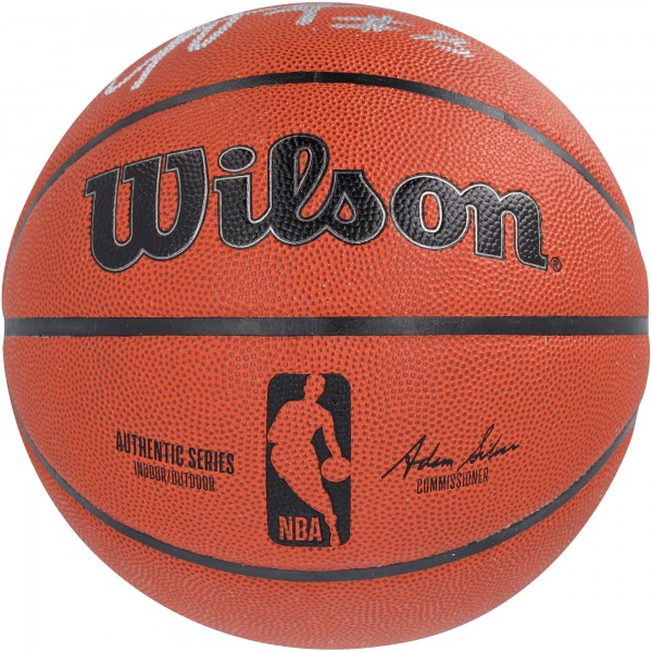 Egor Dëmin Brooklyn Nets Autographed Fanatics Authentic Wilson Authentic Series Indoor/Outdoor Basketball