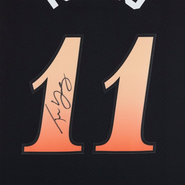 Игровая джерси Trae Young Atlanta Hawks Autographed Fanatics Authentic Black Nike 2022-23 City Edition Swingman