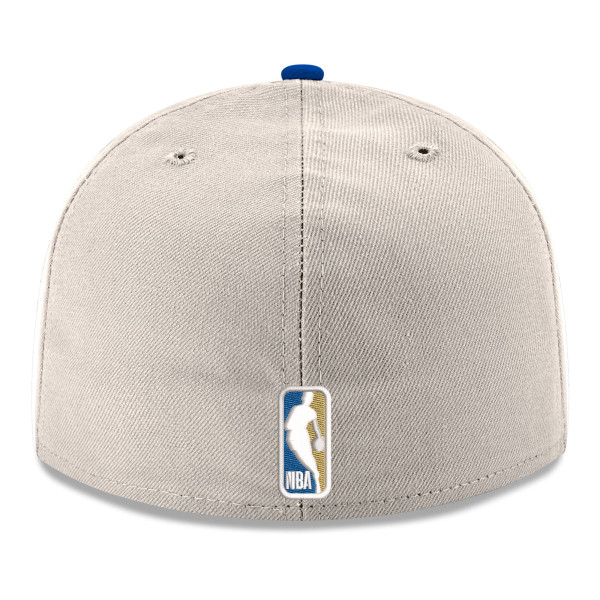 Бейсболка Golden State Warriors New Era Gray/Royal Chrome 59FIFTY