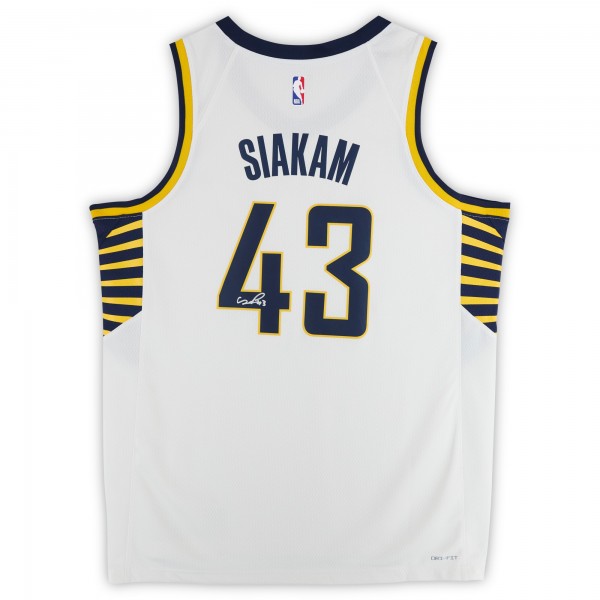 Pascal Siakam Indiana Pacers Autographed Fanatics Authentic Nike White Association Swingman Jersey