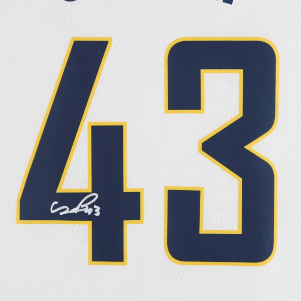 Pascal Siakam Indiana Pacers Autographed Fanatics Authentic Nike White Association Swingman Jersey