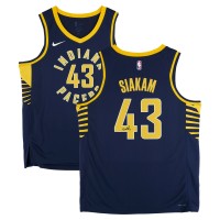 Pascal Siakam Indiana Pacers Autographed Fanatics Authentic Nike Navy Icon Swingman Jersey