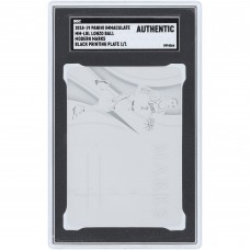 Lonzo Ball Los Angeles Lakers 2018-19 Panini Immaculate Collection Black Printing Plate #MM-LBL #1/1 SGC Authenticated Auth Card