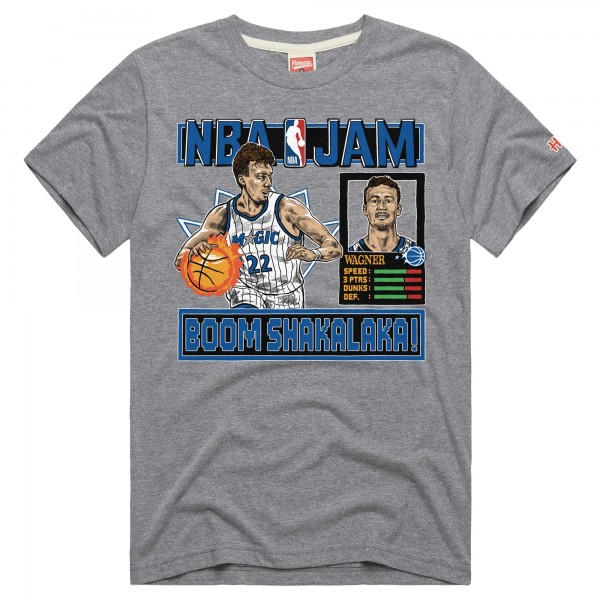 Unisex Orlando Magic Franz Wagner Homage Gray NBA Jam Tri-Blend T-Shirt