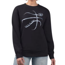 Женская свитшот Orlando Magic G-III 4Her by Carl Banks Black Metallic Print Basketball Sketch Fleece