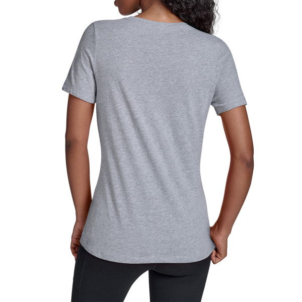 Женская футболка Charlotte Hornets Starter Gray Team Stripe V-Neck