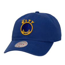 Бейсболка Golden State Warriors Mitchell & Ness Navy Hardwood Classics 1904