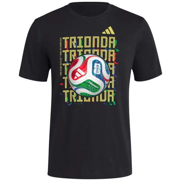 adidas 2026 FIFA World Cup Trionda Official Match Ball T-Shirt - Black