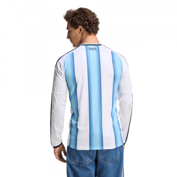 Argentina National Team adidas FIFA x World Cup 2026 Home Replica Long Sleeve Jersey - White