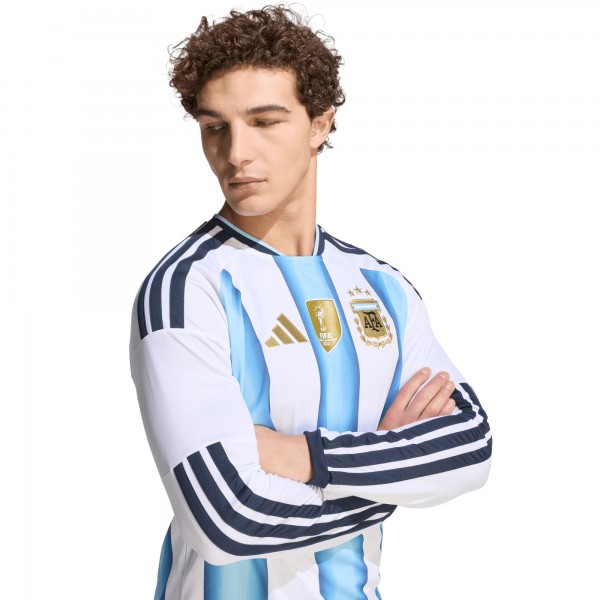 Argentina National Team adidas FIFA x World Cup 2026 Home Replica Long Sleeve Jersey - White