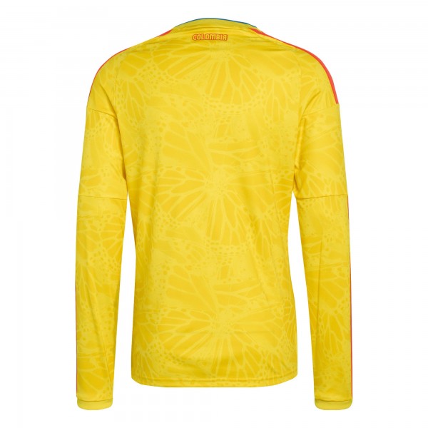 Colombia National Team adidas FIFA x World Cup 2026 Home Replica Long Sleeve Jersey - Yellow