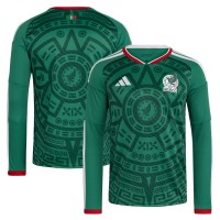 Mexico National Team adidas FIFA x World Cup 2026 Home Replica Long Sleeve Jersey - Green