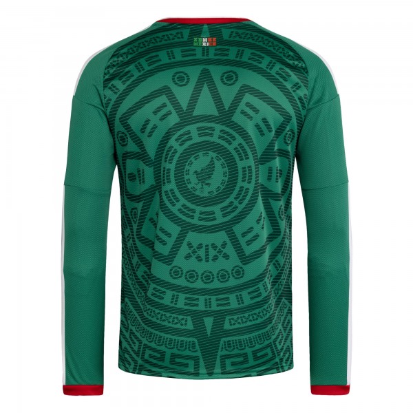 Mexico National Team adidas FIFA x World Cup 2026 Home Replica Long Sleeve Jersey - Green