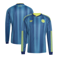 Colombia National Team adidas 2026 Away Replica Long Sleeve Jersey - Turquoise
