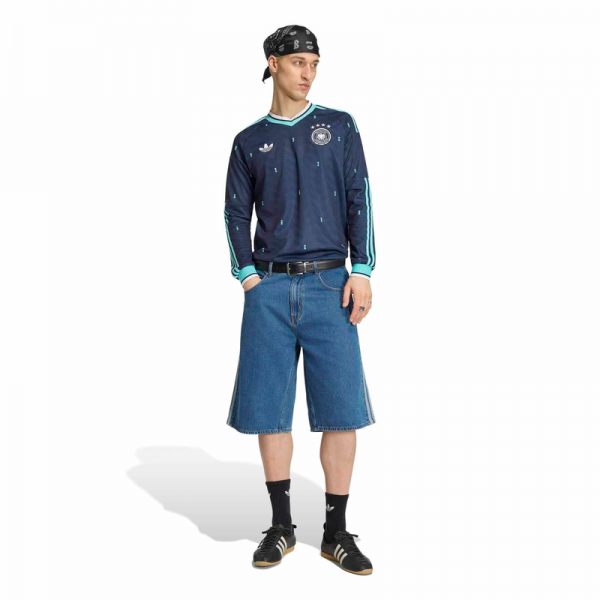 Germany National Team adidas 2026 Away Replica Long Sleeve Jersey - Navy