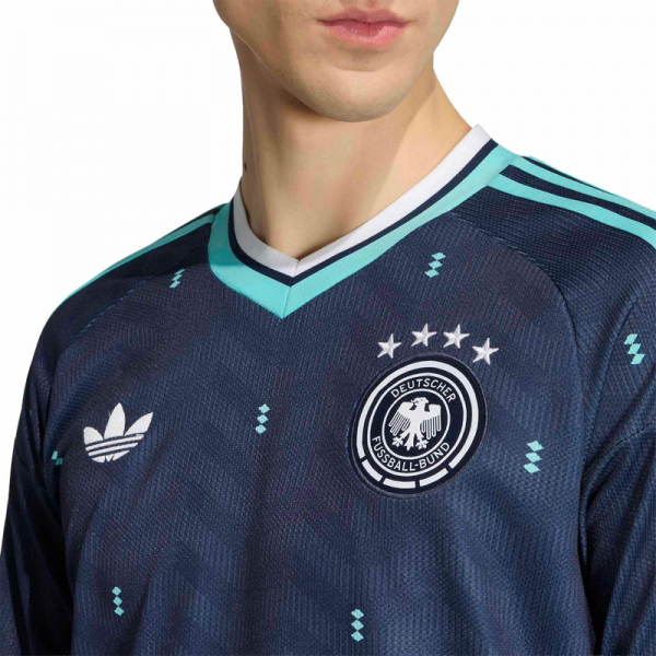 Germany National Team adidas 2026 Away Replica Long Sleeve Jersey - Navy